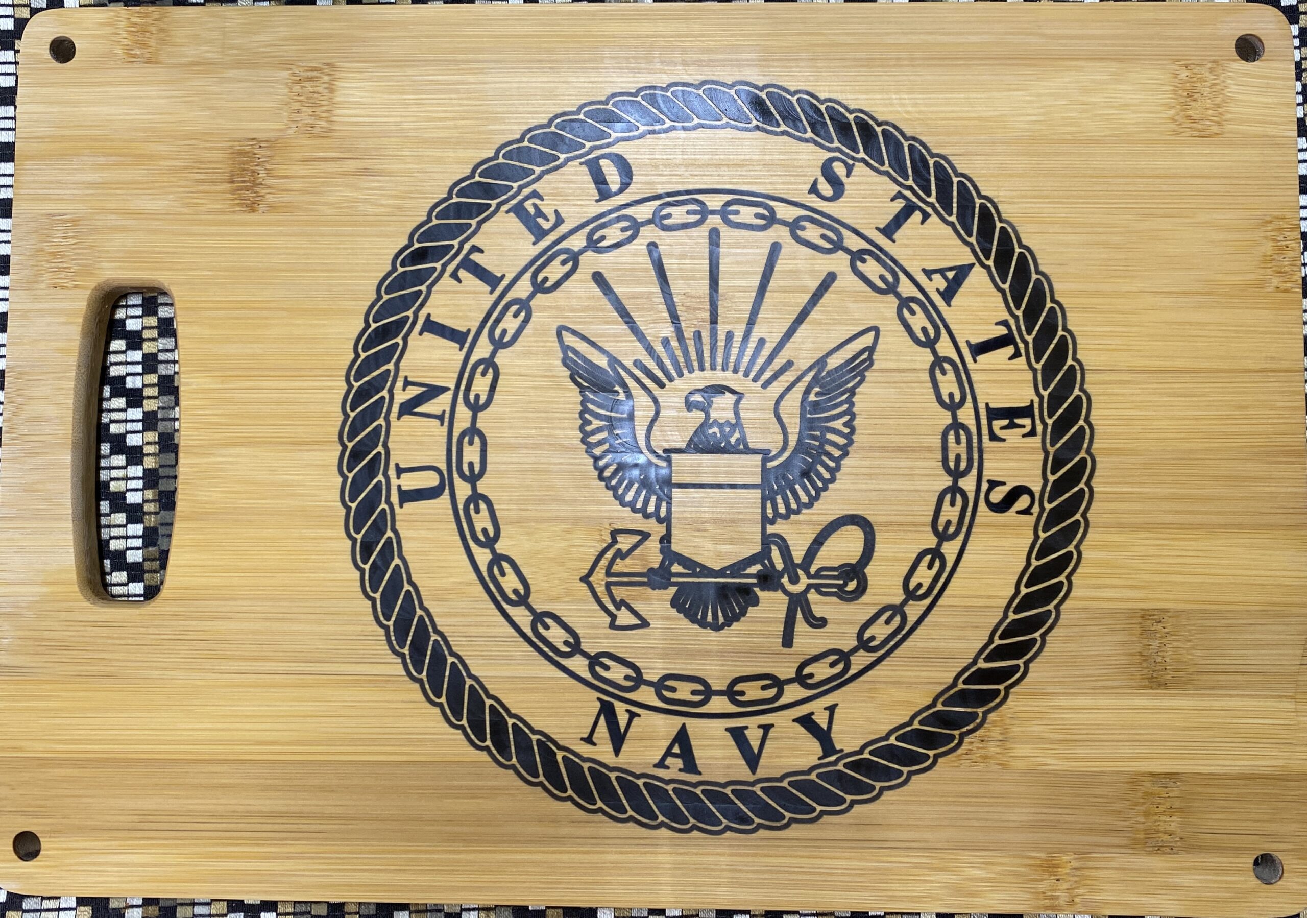 First Cutting Board Inlay