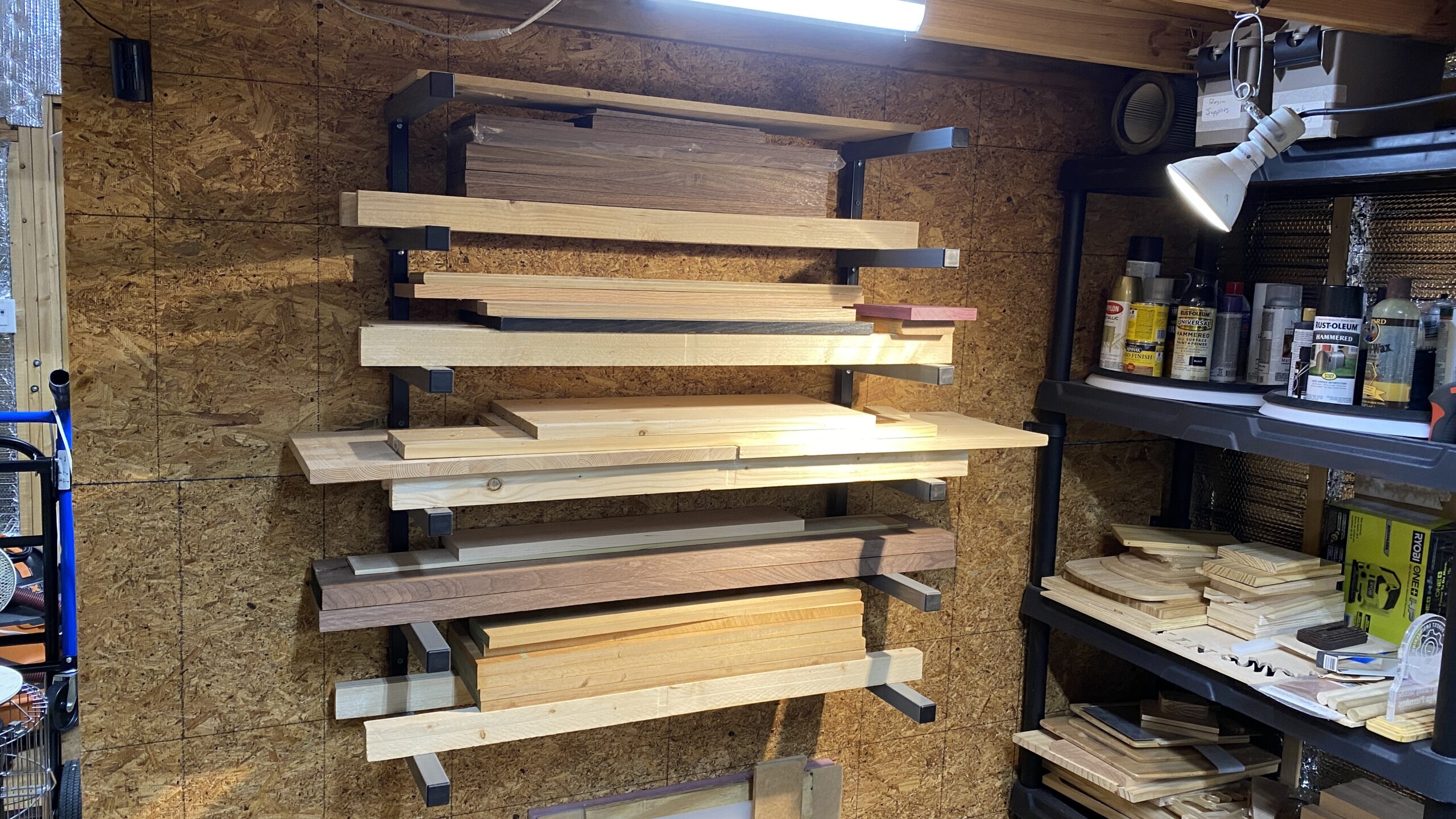 Workshop Lumber Storage