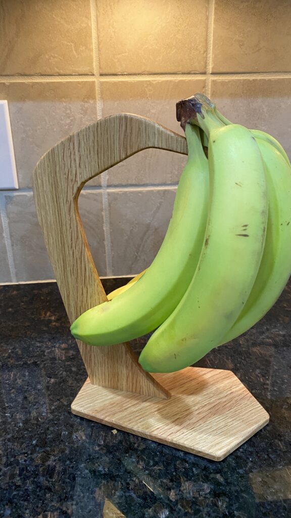 Hanging bananas