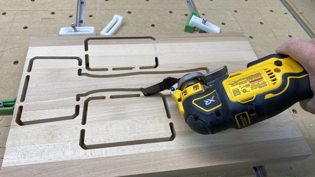 using an oscillating tool to remove parts
