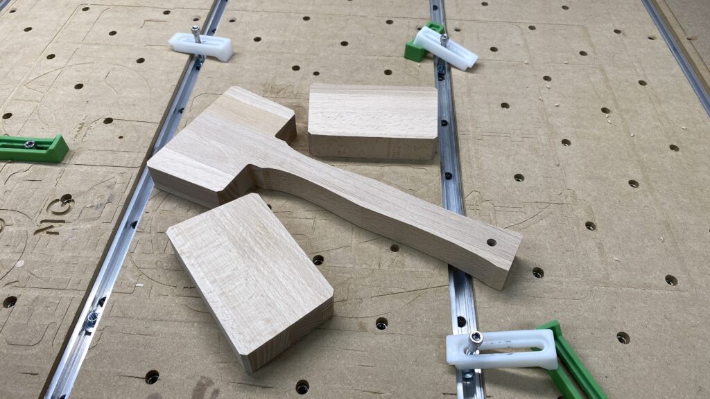 three piece mallet parts