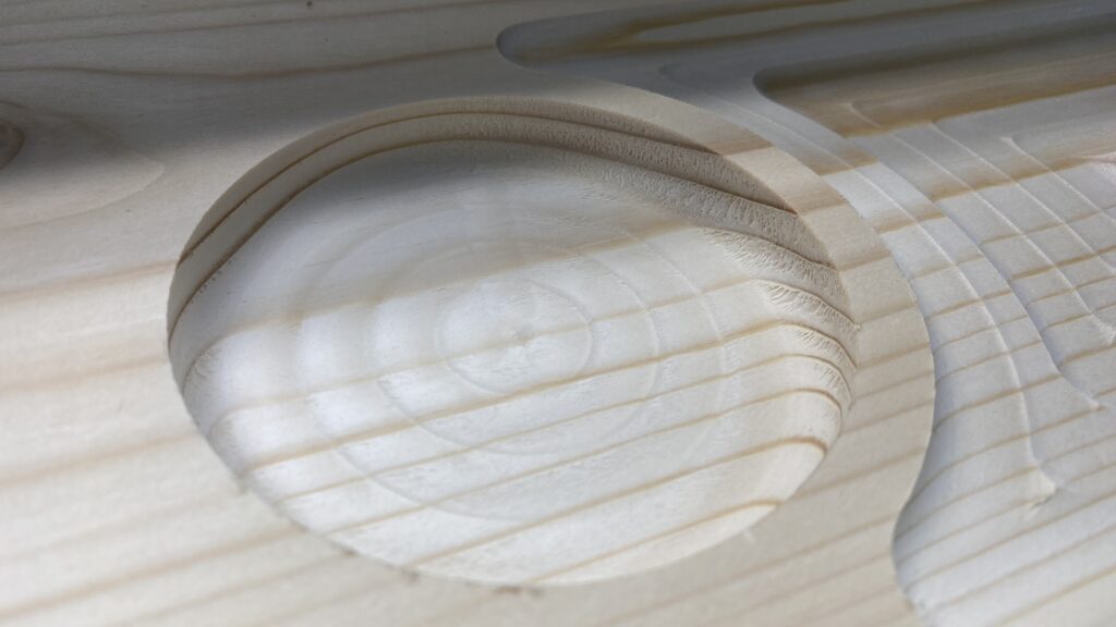 Bowl bit rough cut