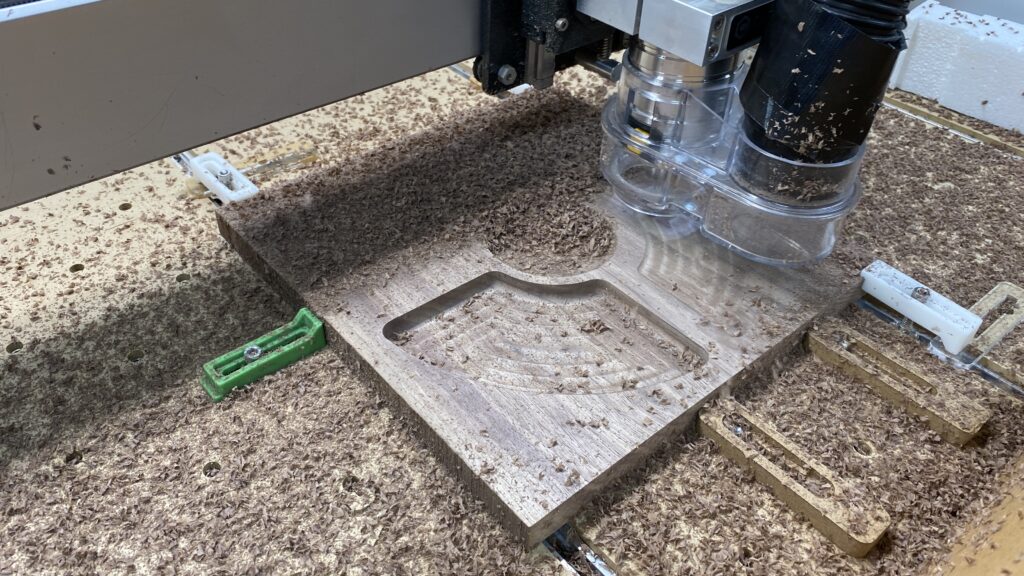Walnut chips making a mess