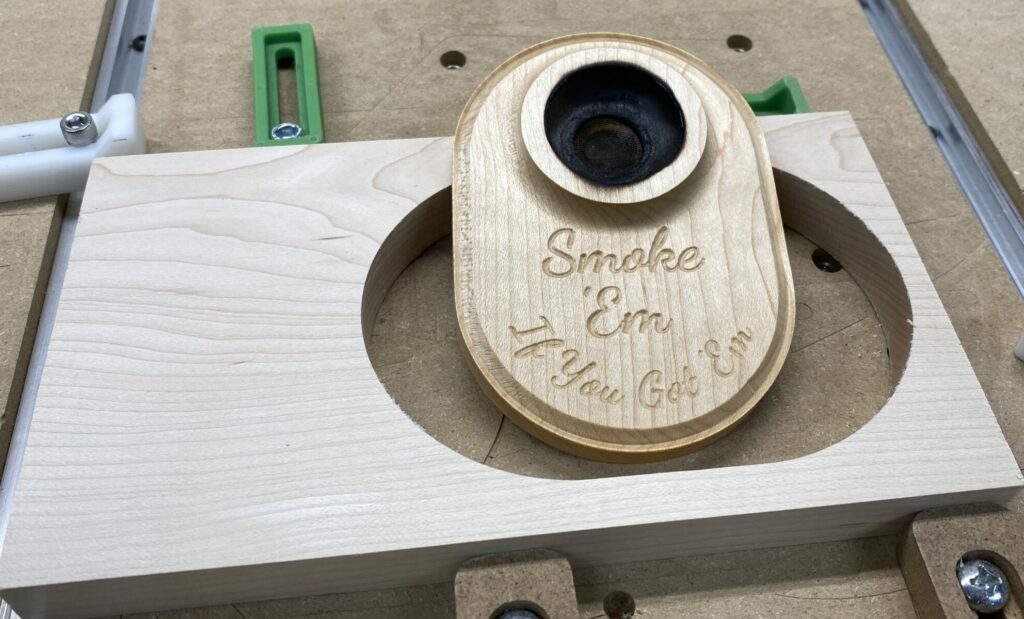 Finished whiskey smoker
