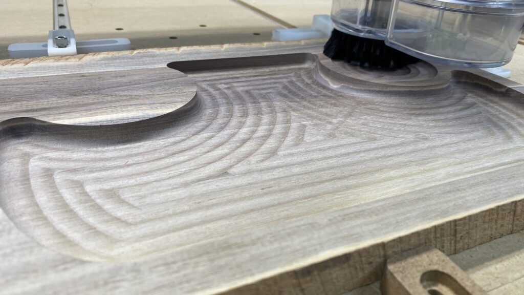 The roughing pass texture